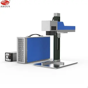 ARGUS 50 Watts Raycus Venta caliente 110V 220V impresora láser de escritorio portátil mini máquina de marcado láser de fibra