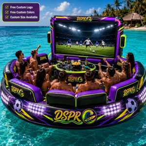 Sofá Flotante Personalizado para <span class=keywords><strong>Cine</strong></span> con Mini Bar, Respaldo y Soporte para Pantalla Grande, Ideal para Fiestas en Resorts de Playa y Negocios de Alquiler - Product Image 4