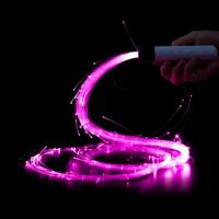 Fouet à fibres optiques de 4e génération, 184 cm, PMMA, fouet lumineux pour la danse, 7 couleurs, 22 modes d'éclairage, pour les soirées en boîte de nuit, les bars, les spectacles en direct, vente en gros pour l'UE et les États-Unis