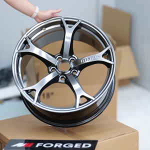 Maining giả mạo 370Z Nismo V1 bánh xe 5x114.3 cho Nissan 370Z 350Z Q50 G37 Gunmetal 6061-T6 hợp kim nhôm - Product Image 3