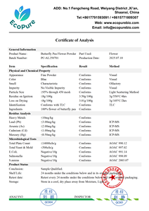 ผงสีน้ำเงินจากดอกผีเสื้อ บริสุทธิ์ 100% ละลายน้ำได้ ผงมัทฉะสีน้ำเงินจากดอกผีเสื้อ - Product Image 4