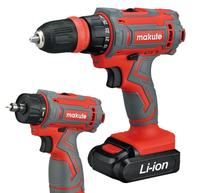 Makute Perceuse sans fil mini pratique sans balais à batterie au lithium 12v Impact Power Wall Tool CD027