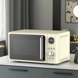 <span class=keywords><strong>Horno</strong></span> <span class=keywords><strong>microondas</strong></span> de encimera de acero inoxidable con Control Mecánico Eléctrico Retro de 20L de alta calidad para uso doméstico - Product Image 6