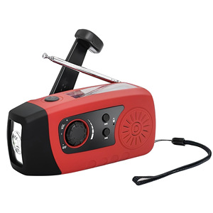 Radio de Emergencia Portátil Vofull Mini AM/FM, Linterna Solar de Manivela, Alarma SOS, Resistente al Agua, para Uso en Campamentos al Aire Libre - Product Image 2