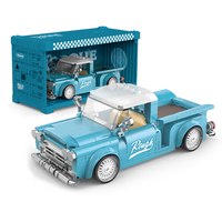 Kit de construction de voiture de course modèle PB8840, voiture de sport en plastique, briques MOC, jouets de construction pour enfants, cadeau d'anniversaire