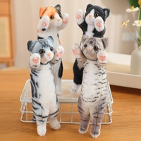Nouveau créatif Fortune chat animal en peluche couleur simulation chat en peluche jouet enfants cadeau