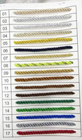 Collier chaîne en corde de chanvre sportif pour femme, 35 couleurs, tressé à trois brins, épais et simple, vente en gros