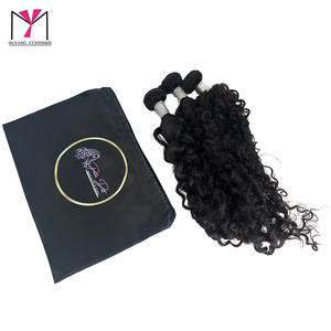 กล่องกระดาษแข็งพิมพ์ลายโลโก้แบบกำหนดเอง พร้อมถุงผ้าซาติน แถบกาว และการ์ดติดผม - Product Image 5