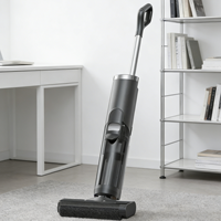 Aspirateur à eau pour sols durs, écran d'affichage, forte aspiration 15 kPa, alimenté par batterie, pour la maison et l'hôtel