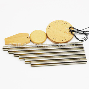 <b>Wind</b> <b>Chimes</b> <b>Wooden</b> Pine Natural Finish Traditional Style Hanging Garden Ornaments Customizable With Logo Printing - Product Image 3