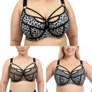 Sujetador con aros push-up floral translúcido ultrafino de talla grande para mujer con almohadilla frontal extraíble, transpirable y sin costuras - Product Image 6