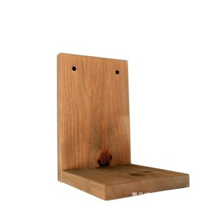 Wooden <b>Wall</b> <b>Mounted</b> <b>Shelf</b> Rectangle Durable Storage Rack For Plants And Decorative Vases Bathroom Use - Product Image 5