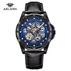 Envío Directo AILANG 8527 Reloj Mecánico Automático para Hombre, Diseño Hueco, Manecillas Luminosas, Resistente al Agua 3BAR, Reloj de Pulsera Ejecutivo - Product Image 2