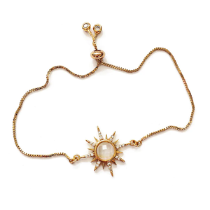<span class=keywords><strong>Bracelet</strong></span> de pierres précieuses en forme de soleil populaire 925 chaîne de boîte en <span class=keywords><strong>argent</strong></span> sterling <span class=keywords><strong>bracelet</strong></span> de <span class=keywords><strong>labradorite</strong></span> en pierre naturelle réglable - Product Image 4