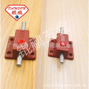 Loquet de meuble Kunpeng à ressort en plastique, tige longue, pour porte d'armoire, bouton automatique, style moderne et simple - Product Image 1