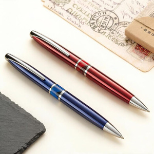 Stylos à bille en acrylique marbré, design personnalisé NM-141, métal coloré, joli stylo pour les affaires et les mariages - Product Image 2