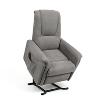 Fauteuil inclinable en velours pour personnes âgées, avec assistance à la levée, canapé individuel, mobilier de soins à domicile, fauteuil électrique en tissu doux