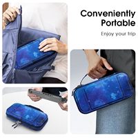 Étui de transport rigide en EVA pour cartes de jeu, antichoc, portable, avec fermeture éclair pour cartouches de jeu Switch