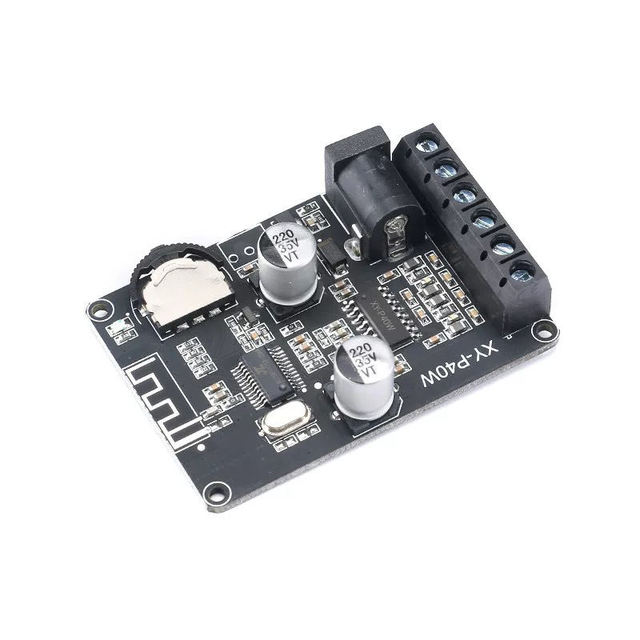 30W/40W Stereo Amplifier Board 12V/24V High Power Digital Amplifier Module Speaker XY-P40W