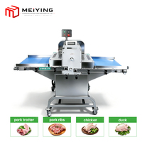 Machine à découper la viande pour événements MKQ, nouvelle, 220V, lames en acier inoxydable, lame amovible, contrôle automatique de l'épaisseur, découpe en dés