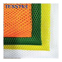Tissu en maille filet rigide 300D 100 % polyester tricoté warp, léger et antistatique, pour sacs à linge et doublures de vêtements