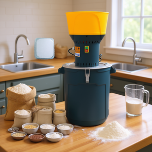 Molinillo eléctrico de harina de maíz de 50L, molinillo de alimentación de trigo para granja doméstica con 5 tamices y 1 llave - Product Image 2