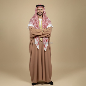 Nuovo Thobe da uomo tradizionale di alta qualità con cappuccio-elegante e confortevole abito mediorientale-perfetto per il Layyin culturale - Product Image 2