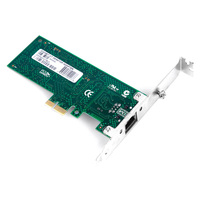DIEWU TXA014 Kartu LAN Gigabit PCI Express Internal Intel 82574 PXE Chip Kabel RJ45 Port 10/100/1000Mbps 12-Bulan