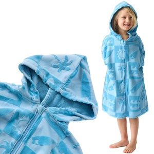 Toalla <span class=keywords><strong>de</strong></span> <span class=keywords><strong>baño</strong></span> para niños con logotipo personalizado, toalla <span class=keywords><strong>de</strong></span> surf para niños con alta absorción <span class=keywords><strong>de</strong></span> agua, Poncho con cremallera, bata <span class=keywords><strong>de</strong></span> <span class=keywords><strong>baño</strong></span> para nadar - Product Image 5