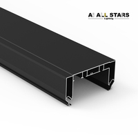 Profilé en aluminium pour rideau, plafond tendu, contour mural en tissu, rail de rideau, bande lumineuse pour plafond tendu, profilé en aluminium pour rideau