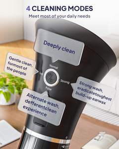 Kit de limpiador de oídos eléctrico seguro Herramienta de eliminación de <span class=keywords><strong>cera</strong></span> de oído efectiva <span class=keywords><strong>para</strong></span> adultos y niños Kit completo de riego de oídos - Product Image 3