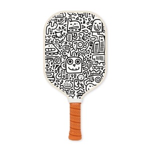 Pagaie de Pickleball en fibre de carbone avec logo personnalisé de haute qualité USAPA approuvée 13mm-16mm PP nid d'abeille pour l'entraînement et le divertissement - Product Image 5