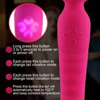 3-in-1 AV Vibrator Dildos Sexmaschine Leistungsstarker Zauberstab Klitoris G-Punkt Stimulator Weiblicher Vagina-Massager Erwachsenen-Sexspielzeug für Frauen