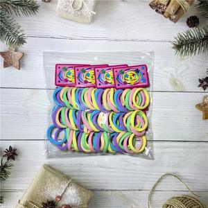 Direct Van Fabrikant 72 Stuks Hoge Elastische Nylon Haarbanden Modieuze Handdoek Ring En Haar Touw Voor Vrouwen Cross-Border - Product Image 4