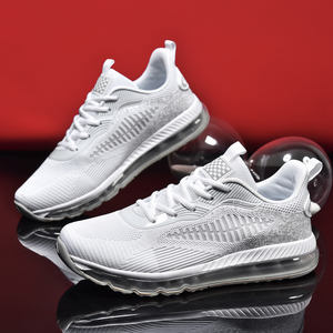 Zapatillas Deportivas de Moda para Hombre con MOQ Bajo, Transpirables, de Malla Tejida, Suaves, con Cordones, Amortiguación de Aire, para Entrenamiento y Running - Product Image 2