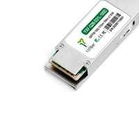 Module émetteur-récepteur optique à fibre 100G QSFP28 ZR4 1310nm 100km LC UPC DOM NRZ SMF Dual Core EML SOA