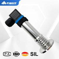 Transmisor de Presión de Diafragma a Ras de Nivel CE/SIL, Sanitario, con Conexión Tri-Clamp, Salida 4-20mA, Acero Inoxidable 316L, para Alimentos y Lácteos