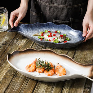 Plat de cuisson ovale vintage en céramique pour la cuisson au four et au micro-ondes, grand plat à gratin, assiette multicolore de 12 pouces - Product Image 3