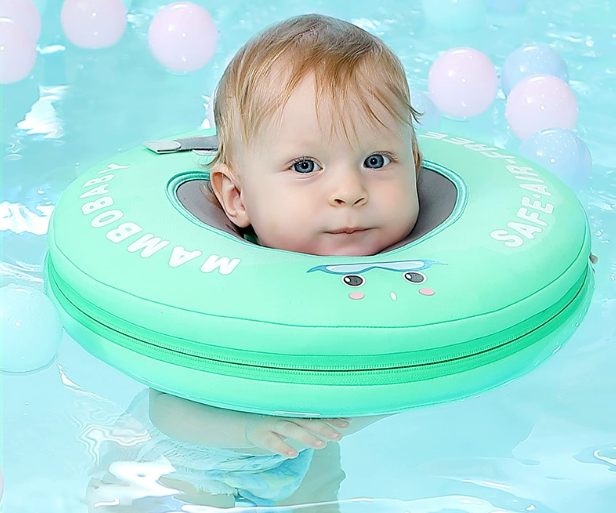 Newborn Swimming Neck Float Safe Durable Baby Support