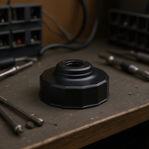 Tapón de Enchufe 446 de Plástico Negro con Diseño Hexagonal para Aplicaciones Eléctricas - Product Image 3