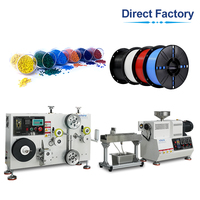Machine à fabriquer des filaments 3D de 1,75 mm et 3,0 mm, ligne d'extrusion à vis simple pour la production de filaments d'impression 3D
