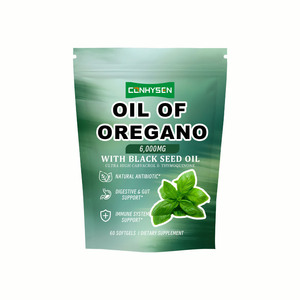 Gélules d'huile d'<span class=keywords><strong>origan</strong></span> avec huile de nigelle, riches en carvacrol et thymoquinone pour le soutien immunitaire, la santé intestinale et le bien-être digestif - Product Image 1