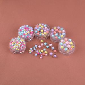 Mixed Color Transparent Acrylic Beads Round Loose Beads For <b>Bracelet</b> Making DIY Jewelry Accessories - Product Image 4