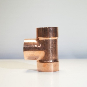 <b>Copper</b> Equal Diameter Tee Pipes <b>Copper</b> Tee - Product Image 2