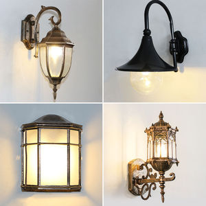 Outdoor Wall Mounted Brass <b>LED</b> Lamp Tempered Glass <b>Diffuser</b> 3500K Warm White Light Waterproof 10-Year Warranty CRI 90 Dimmable - Product Image 6