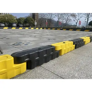 Barricadas de plástico Go-Kart llenas de agua de 1000mm