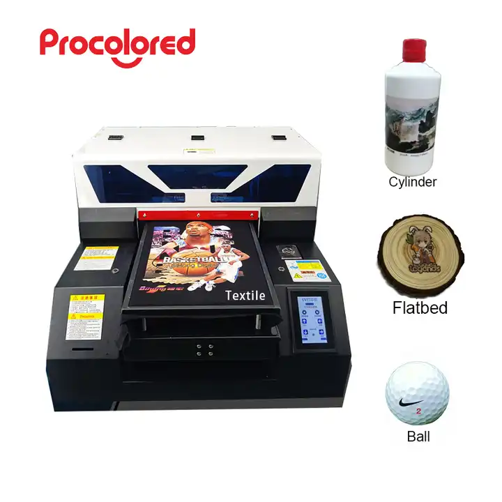 Procolored Dtg T Shirt Printing Machine A4 A3 Size Automatic Flatbed Uv  Printers Print Clothes Phone Case Wood Glass Stickers - Printers -  AliExpress