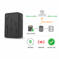 Traceur GPS sans fil 4G LTE avec fonction de localisation en zone sans signal, remplissage de données en zone aveugle, géolocalisation et alerte par vibration