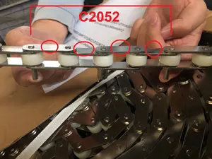 HF C2052 304 Edelstahl Kohlenstoffstahl Rollenkette für 1,8L Becherelevator Bau- & Energie-Bergbauanwendungen - Product Image 3