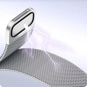 Bracelet en acier inoxydable Milanese Loop avec fermoir magnétique, bracelet de remplacement pour Honor Watch <span class=keywords><strong>GS</strong></span> 5 - Product Image 4